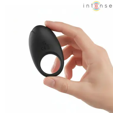 Merlotte Anillo Vibrador con Estimulación de Clítoris Negro