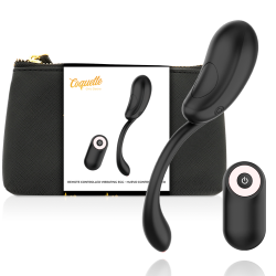 COQUETTE CHIC DESIRE - HUEVO CONTROL REMOTO RECARGABLE NEGRO / GOLD COQUETTE TOYS 2
