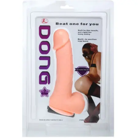 Dong Dildo Realístico Vibración y Rotación 20 cm | Baile