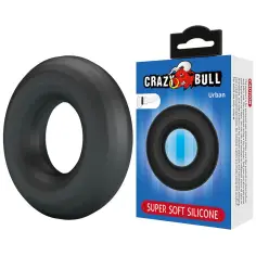 CRAZY BULL - URBAN ANILLO PARA PENE SILICONA SUPER SOFT NEGRO 2