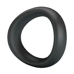 CRAZY BULL - VALEN ANILLO PARA PENE ERGONÓMICO SILICONA NEGRO