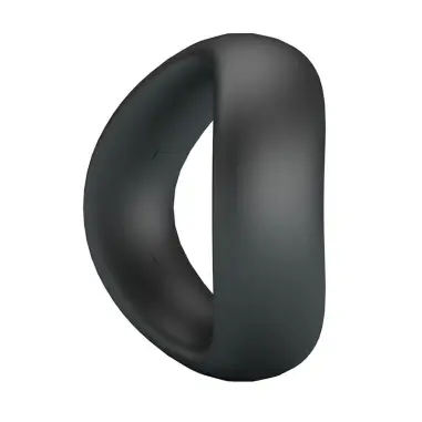 Valen Anillo para Pene Ergonómico Silicona Negro