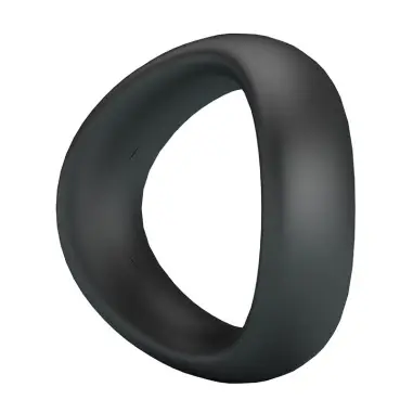 Valen Anillo para Pene Ergonómico Silicona Negro