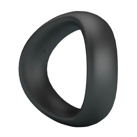 Valen Anillo para Pene Ergonómico Silicona Negro