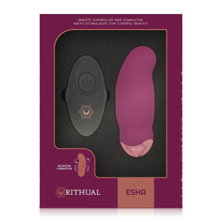 RITHUAL - ESHA HUEVO CONTROL REMOTO SISTEMA ROTACIÓN + VIBRACIÓN 
