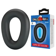 CRAZY BULL - VESPER ANILLO PARA PENE SUPER SOFT SILICONA NEGRO 2