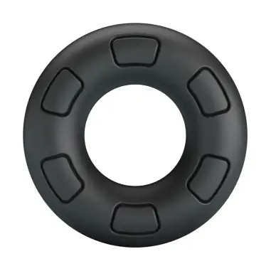 CRAZY BULL - BERTRAM ANILLO PARA PENE SUPER SOFT SILICONA NEGRO
