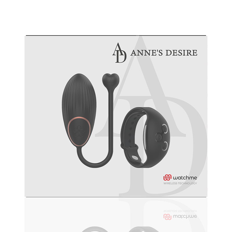 ANNE'S DESIRE - HUEVO CONTROL REMOTO TECNOLOGÍA WATCHME NEGRO 