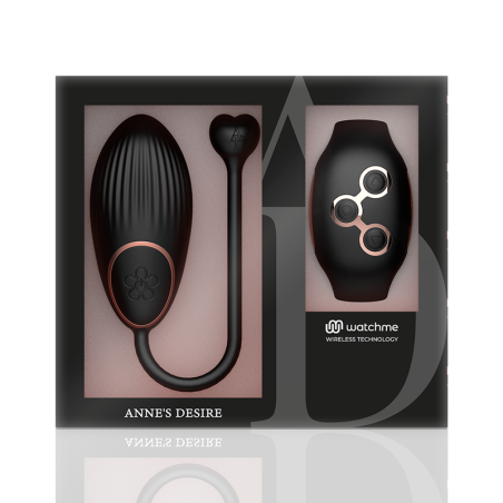 ANNE'S DESIRE - HUEVO CONTROL REMOTO TECNOLOGÍA WATCHME NEGRO/GOLD ANNE´S DESIRE