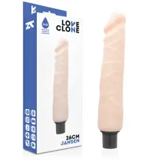 LOVECLONE - JANSEN VIBRADOR REALÍSTICO SELF LUBRICATION 26 CM -O- 4.2 CM