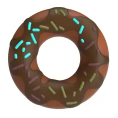 PRETTY LOVE - ANILLO PARA PENE SUPER DONUT MARRÓN
