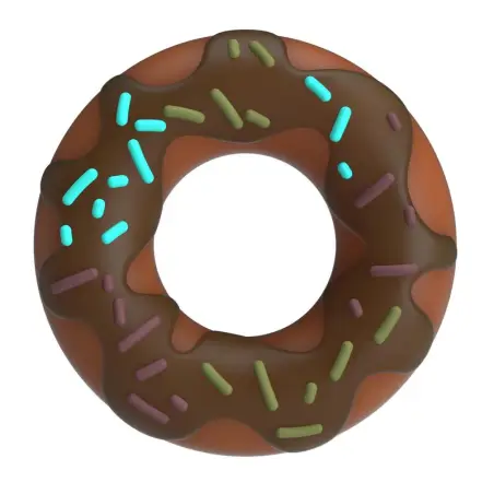 PRETTY LOVE - ANILLO PARA PENE SUPER DONUT MARRÓN