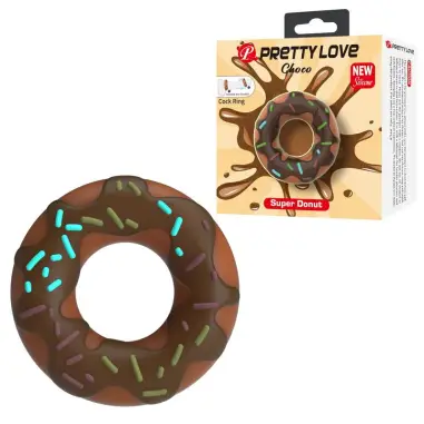 Anillo para Pene Super Donut Marrón | Pretty Love