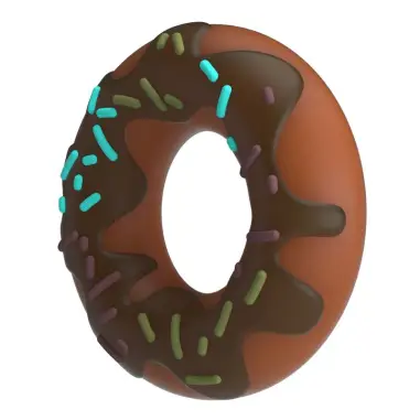 Anillo para Pene Super Donut Marrón | Pretty Love