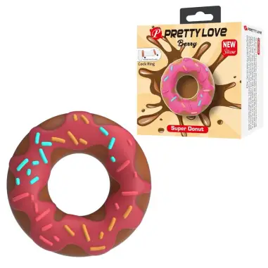 Anillo para Pene Super Donut Rosa - Sumergible | Pretty Love