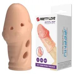 PRETTY LOVE - SOCKER FUNDA PARA PENE TEXTURIZADA COLOR NATURAL