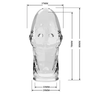 Rocker Funda para Pene Get Your Penis Thicker Transparente