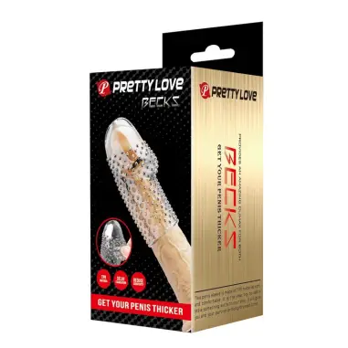 Geek's Funda para Pene Get Your Penis Thicker Transparente