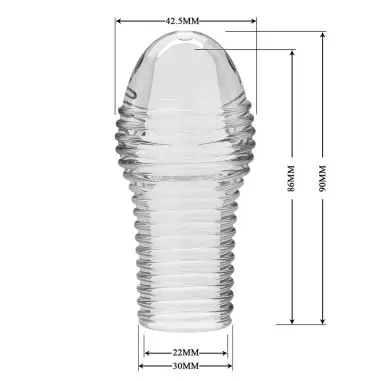 Hottt Funda para Pene Get Your Penis Thicker Transparente