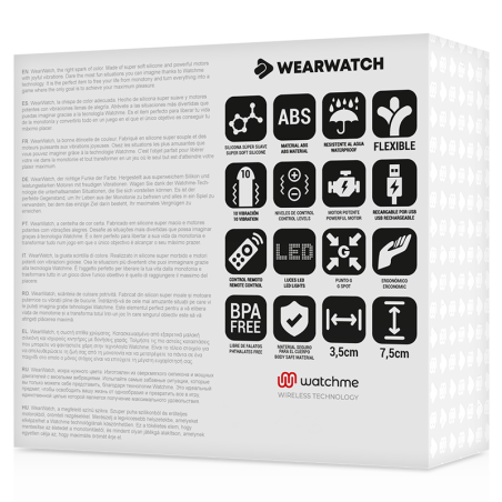 WEARWATCH - HUEVO CONTROL REMOTO TECHNOLOGY WATCHME AGUA MARINA / AZABACHE 