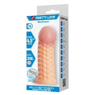 Wolfram Funda para Pene Extensora 11,5 cm Color Natural