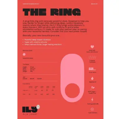 Ily Cock Ring Anillo Vibrador para Pene | Je Joue