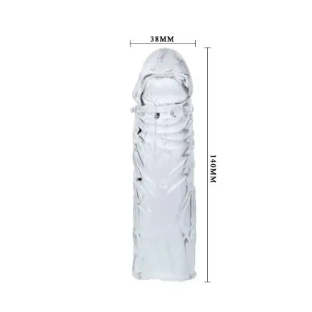 Funda Lila para el Pene en Silicona Adaptable 13 cm | Baile
