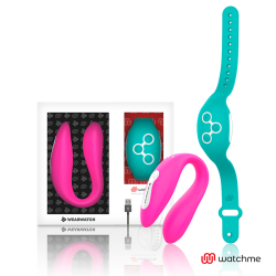 WEARWATCH - VIBRADOR DUAL TECHNOLOGY WATCHME FUCSIA / AGUA MARINA WEARWATCH