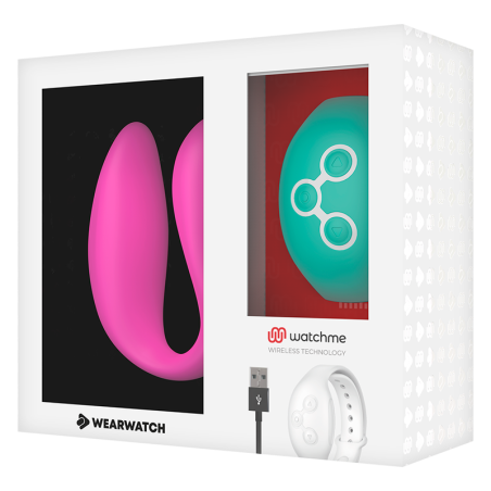 WEARWATCH - VIBRADOR DUAL TECHNOLOGY WATCHME FUCSIA / AGUA MARINA WEARWATCH