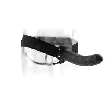 Arnés Hueco 19 cm Negro | Fetish Fantasy Series