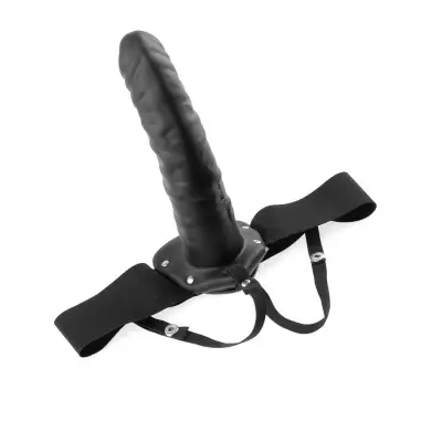 Arnés Hueco 19 cm Negro | Fetish Fantasy Series