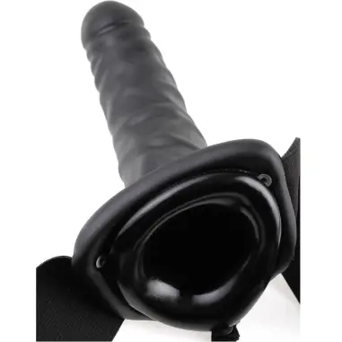 Arnés Hueco 19 cm Negro | Fetish Fantasy Series