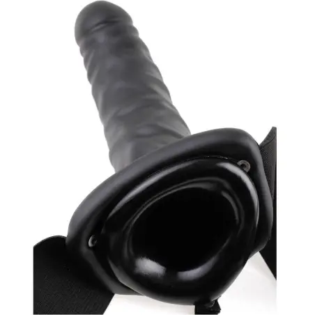 Arnés Hueco 19 cm Negro | Fetish Fantasy Series