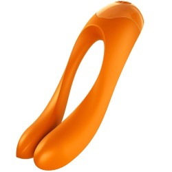 SATISFYER - CANDY CANE VIBRADOR DEDO NARANJA SATISFYER VIBRATOR
