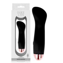 DOLCE VITA - VIBRADOR RECARGABLE ONE NEGRO 7 VELOCIDADES DOLCE VITA 2