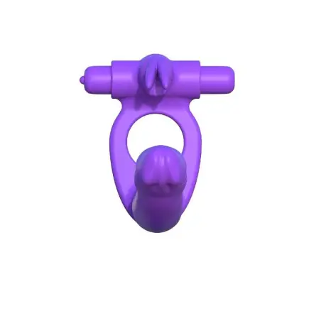 Anillo Doble Penetracion con Rabbit | Fantasy C-Ringz