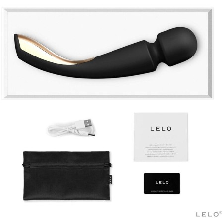 LELO - MASAJEADOR SMART MEDIUM WAND 2 NEGRO LELO
