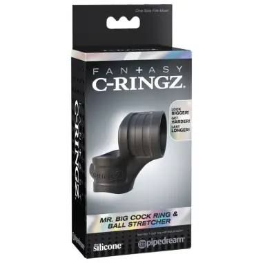 Big Anilla Pene y Testículos - Silicona | Fantasy C-Ringz