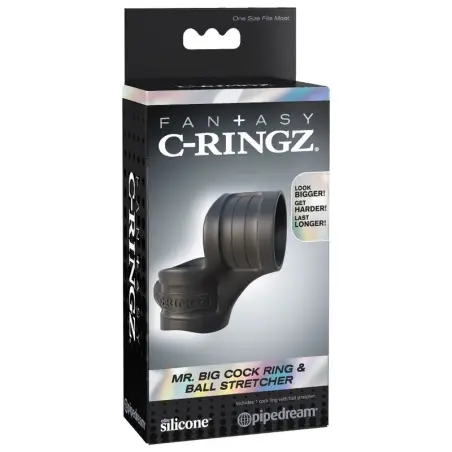 Big Anilla Pene y Testículos - Silicona | Fantasy C-Ringz