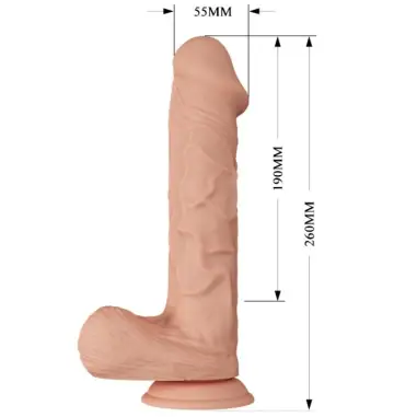 Beautiful Encounter Berqrisi Vibración 26 cm Natural | Baile