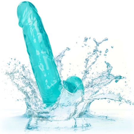 CALEXOTICS - SIZE QUEEN DILDO AZUL 15.3 CM CALEXOTICS
