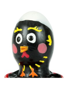 CONDOMERIE - PRESERVATIVO DECORATIVO PINTADO A MANO POLLO NEGRO