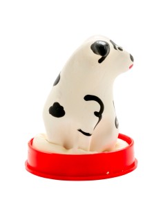 CONDOMERIE - PRESERVATIVO DECORATIVO PINTADO A MANO PERRO DÁLMATA 2