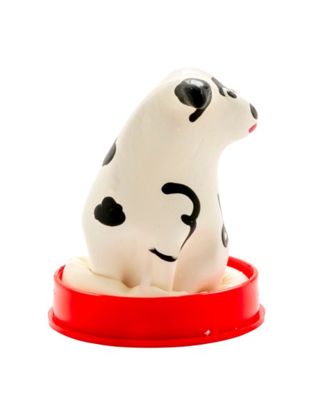 CONDOMERIE - PRESERVATIVO DECORATIVO PINTADO A MANO PERRO DÁLMATA