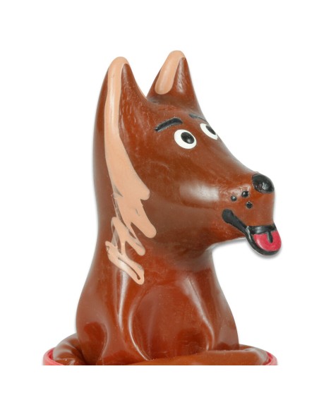 CONDOMERIE - PRESERVATIVO DECORATIVO PINTADO A MANO PERRO