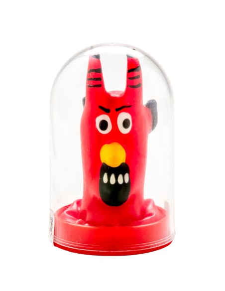 CONDOMERIE - PRESERVATIVO DECORATIVO PINTADO A MANO DIABLO ROJO