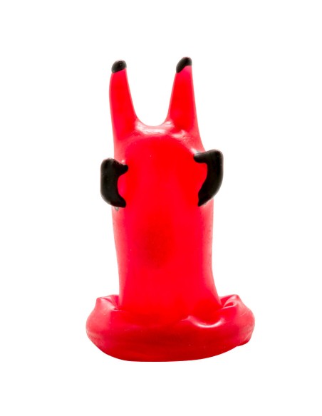 CONDOMERIE - PRESERVATIVO DECORATIVO PINTADO A MANO DIABLO ROJO