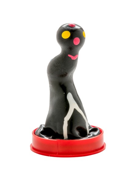 CONDOMERIE - PRESERVATIVO DECORATIVO PINTADO A MANO LEÓN MARINO