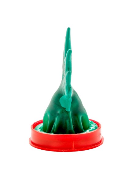 CONDOMERIE - PRESERVATIVO DECORATIVO PINTADO A MANO CANABIS MODELO 1
