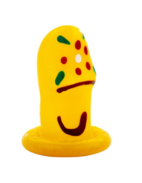 CONDOMERIE - PRESERVATIVO DECORATIVO PINTADO A MANO ZUECO
